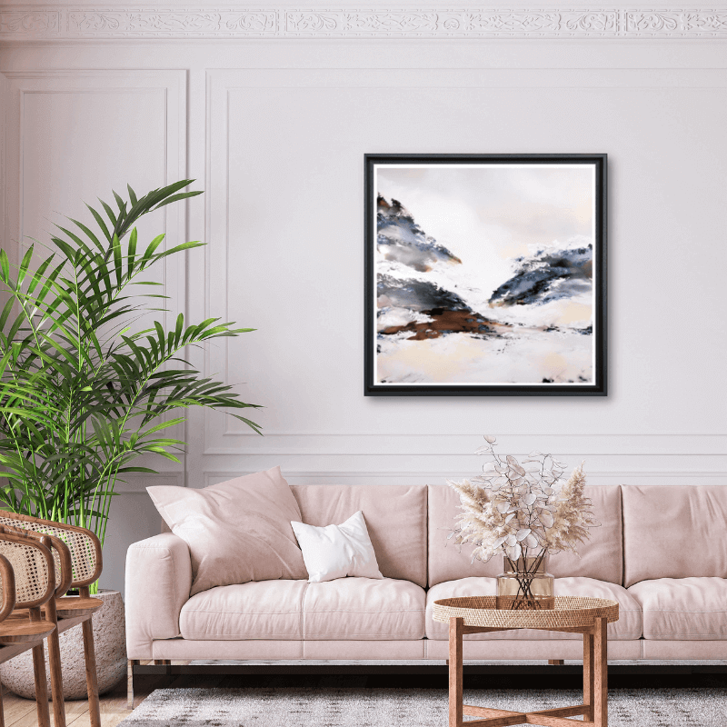 Un tableau abstrait, véritable langage du cœur et de l’esprit